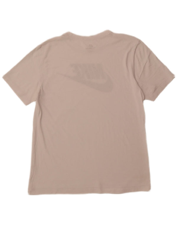 Męski T-shirt z grafiką NIKE, duży, biały