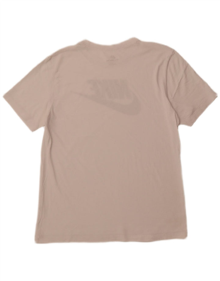 Męski T-shirt z grafiką NIKE, duży, biały