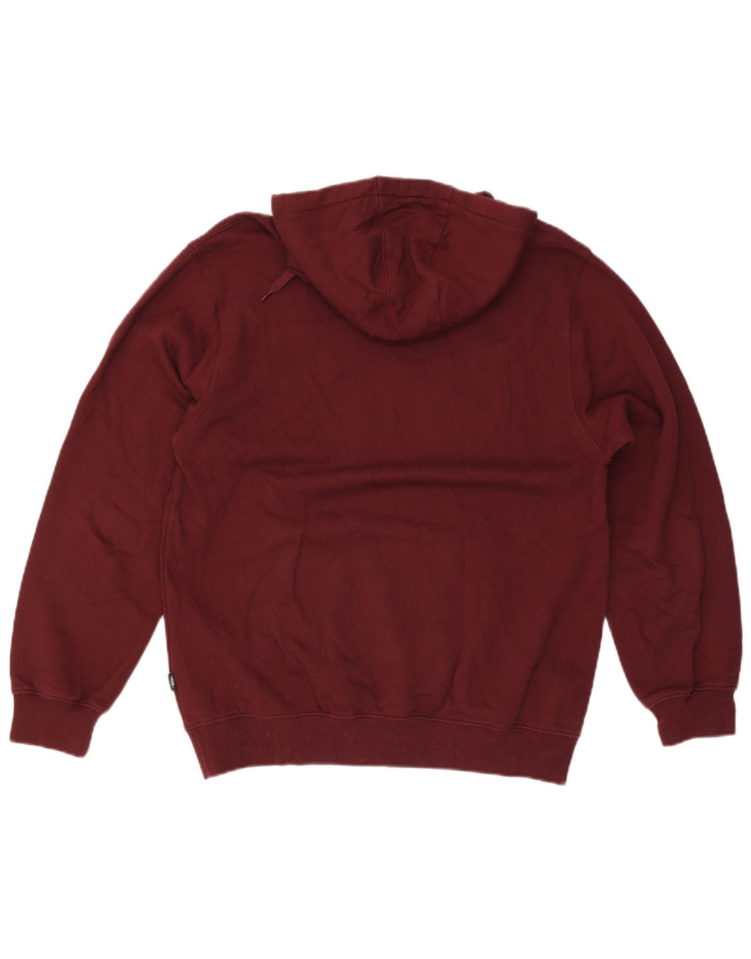 Męski sweter z kapturem Vans z grafiką, średni bordowy, bawełniany