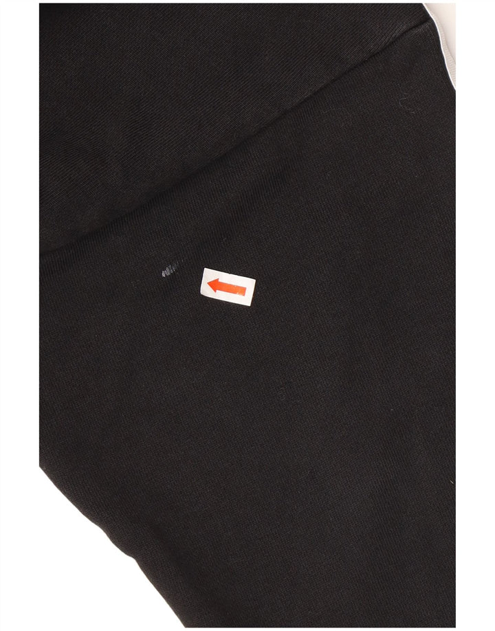 Damski sweter oversize z kapturem ADIDAS, UK 8, mały, czarny, bawełniany