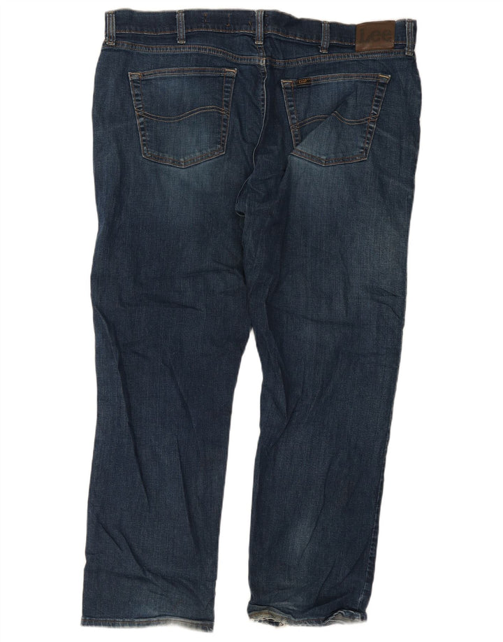 Męskie jeansy Lee Classic Fit Straight W42 L30 Niebieskie bawełniane