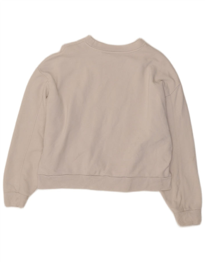 Damska bluza Levi's Crop Graphic Oversize UK 10 Small White
