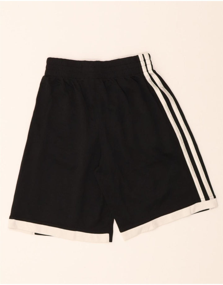 ADIDAS Boys Sport Shorts 10-11 Years Medium Black Polyester Vintage Adidas and Second-Hand Adidas from Messina Hembry 