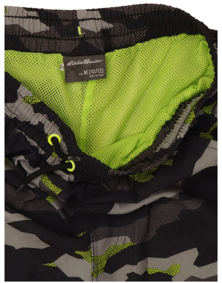Chłopięce spodenki kąpielowe Eddie Bauer 10-11 lat, średni czarny kamuflaż
