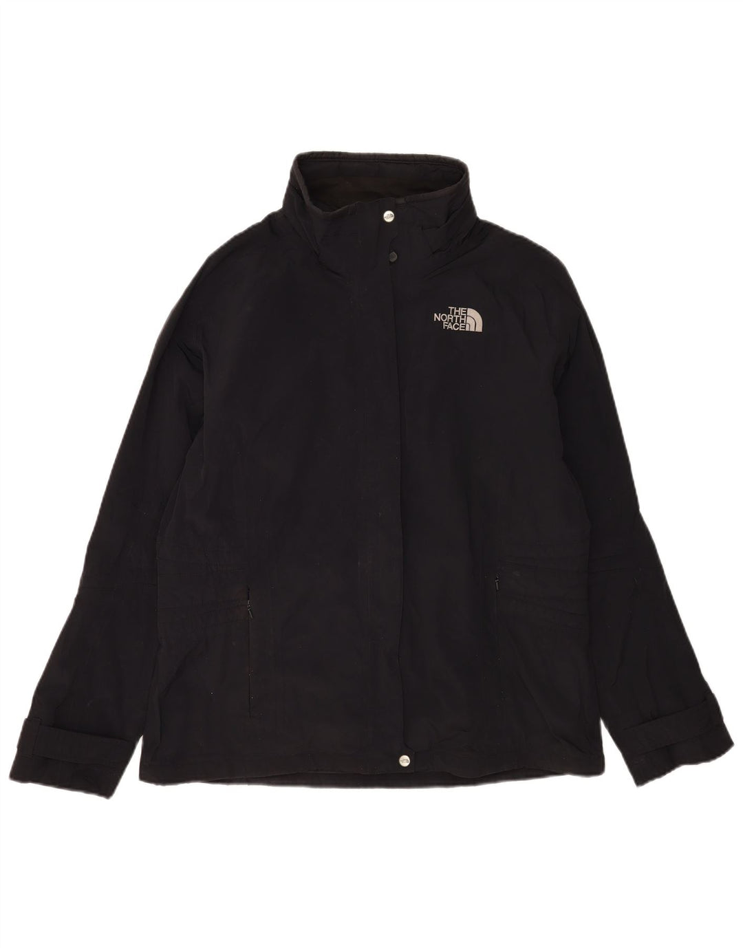 Damska kurtka przeciwdeszczowa oversize The North Face UK 18 XL z czarnego nylonu