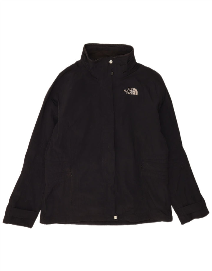 Damska kurtka przeciwdeszczowa oversize The North Face UK 18 XL z czarnego nylonu
