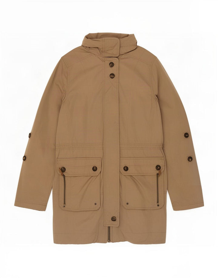 Damska kurtka parka z kapturem Massimo Dutti UK 12 średni beż
