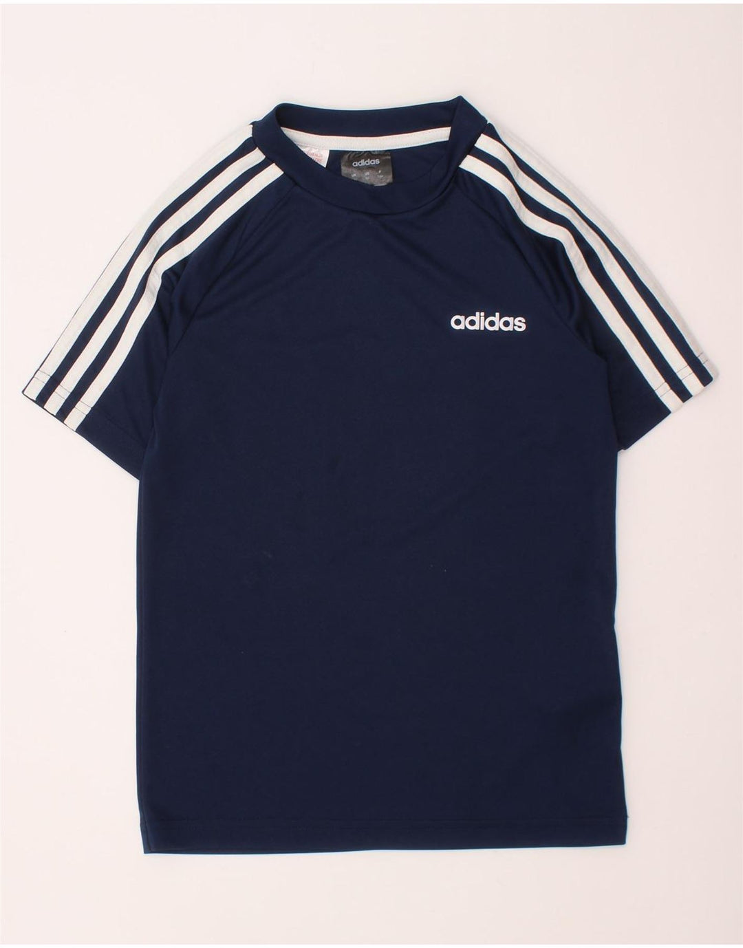 Chłopięcy T-shirt ADIDAS Climalite 7-8 lat, granatowy, poliester