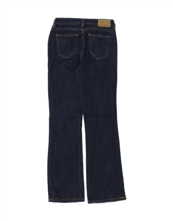 SIVIGLIA Womens Bootcut Jeans W27 L29 Navy Blue Cotton