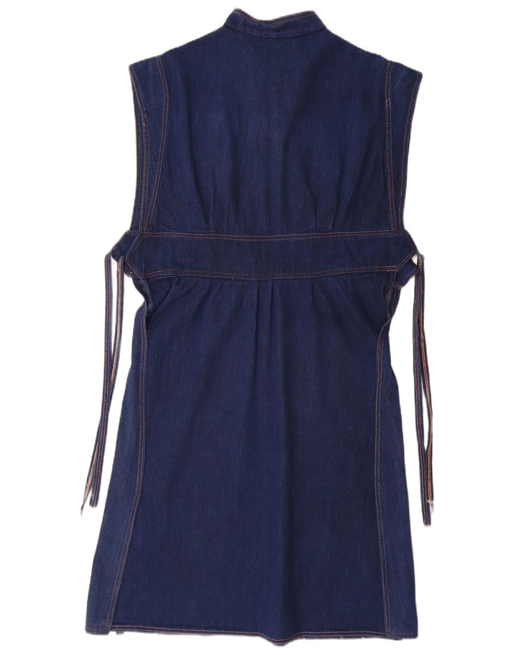 Damska sukienka jeansowa VINTAGE UK 14 Średni niebieski