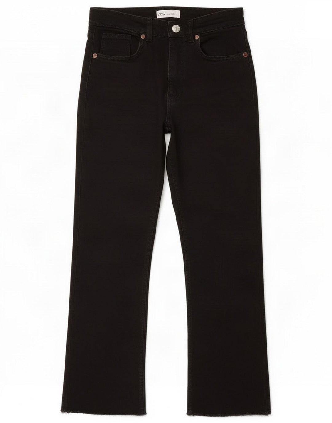 Damskie proste dżinsy Zara EU 40 Medium W30 L26 czarne