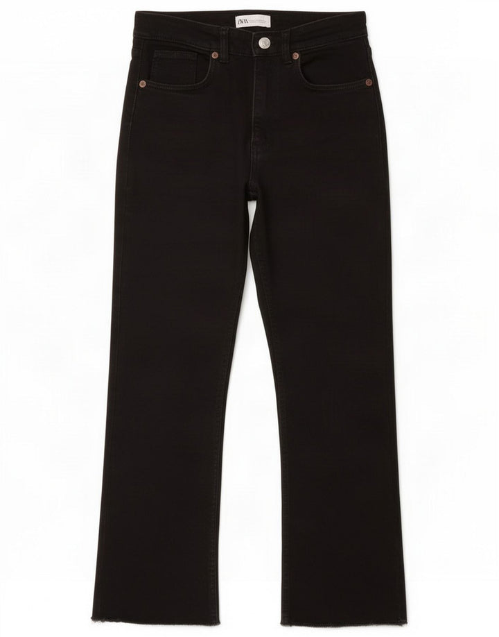Damskie proste dżinsy Zara EU 40 Medium W30 L26 czarne