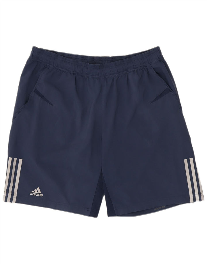 Męskie spodenki sportowe Adidas, duże, granatowe, z poliestru