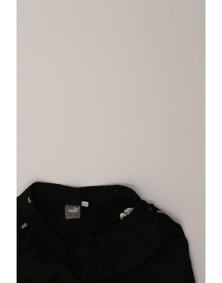 PUMA Mens Graphic Sport Shorts Large  Black Polyester Vintage Puma and Second-Hand Puma from Messina Hembry 