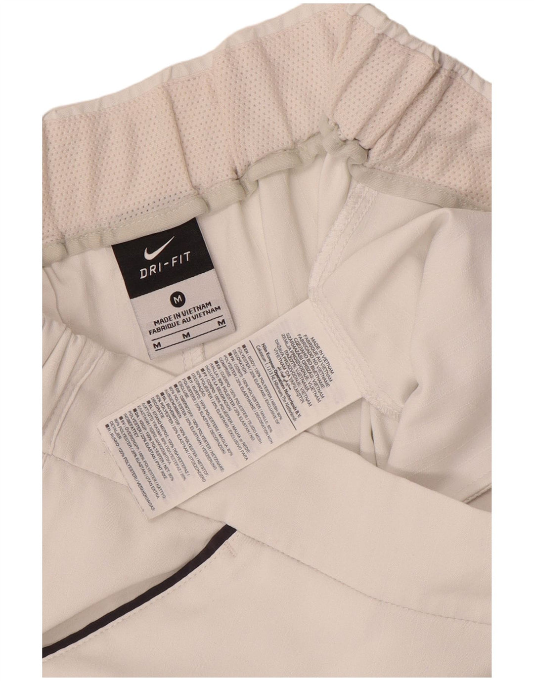 Męskie spodenki chino Nike Dri Fit, średnie W32, biały poliester