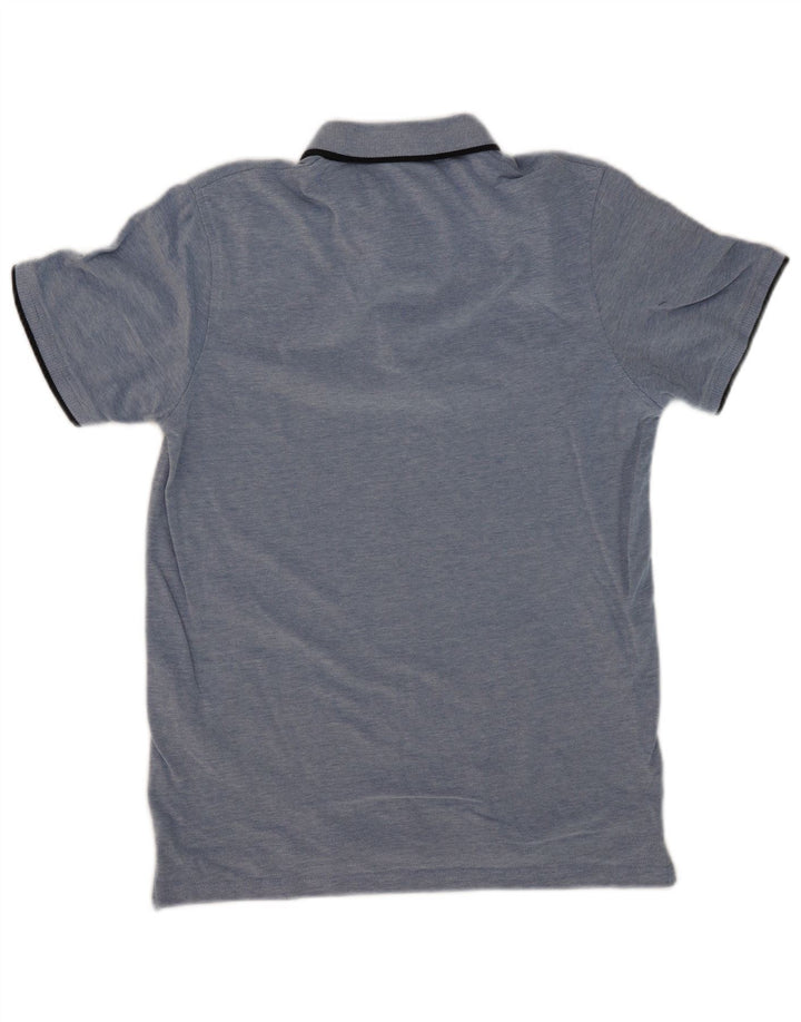 Męska koszulka polo Jack & Jones, średnia niebieska, bawełniana