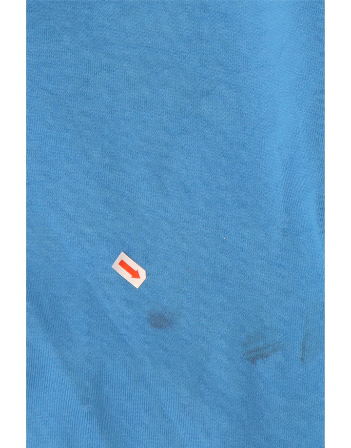 Męskie spodnie dresowe NIKE Joggery duże, niebieskie, bawełniane