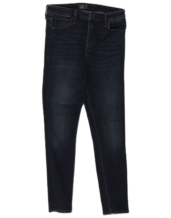 Jeansy Skinny Damskie Abercrombie & Fitch US 8 Medium W29 L28 Granatowe