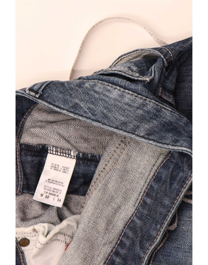 Guess Damskie Jeansy Slim W30 L30 Niebieskie Bawełniane