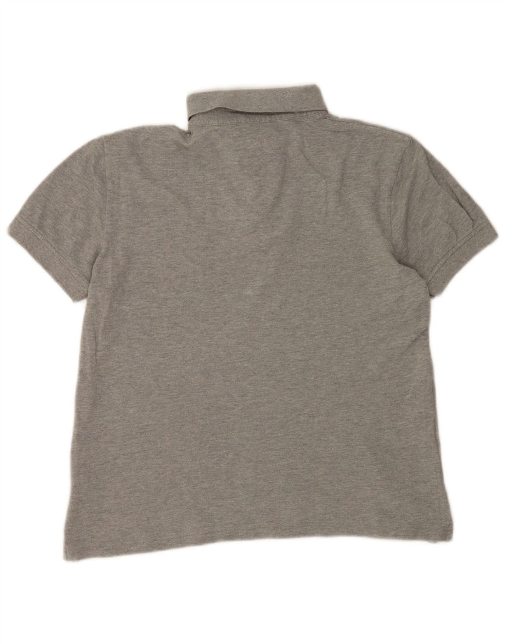 Męska koszulka polo Tommy Hilfiger, średnioszara, bawełniana
