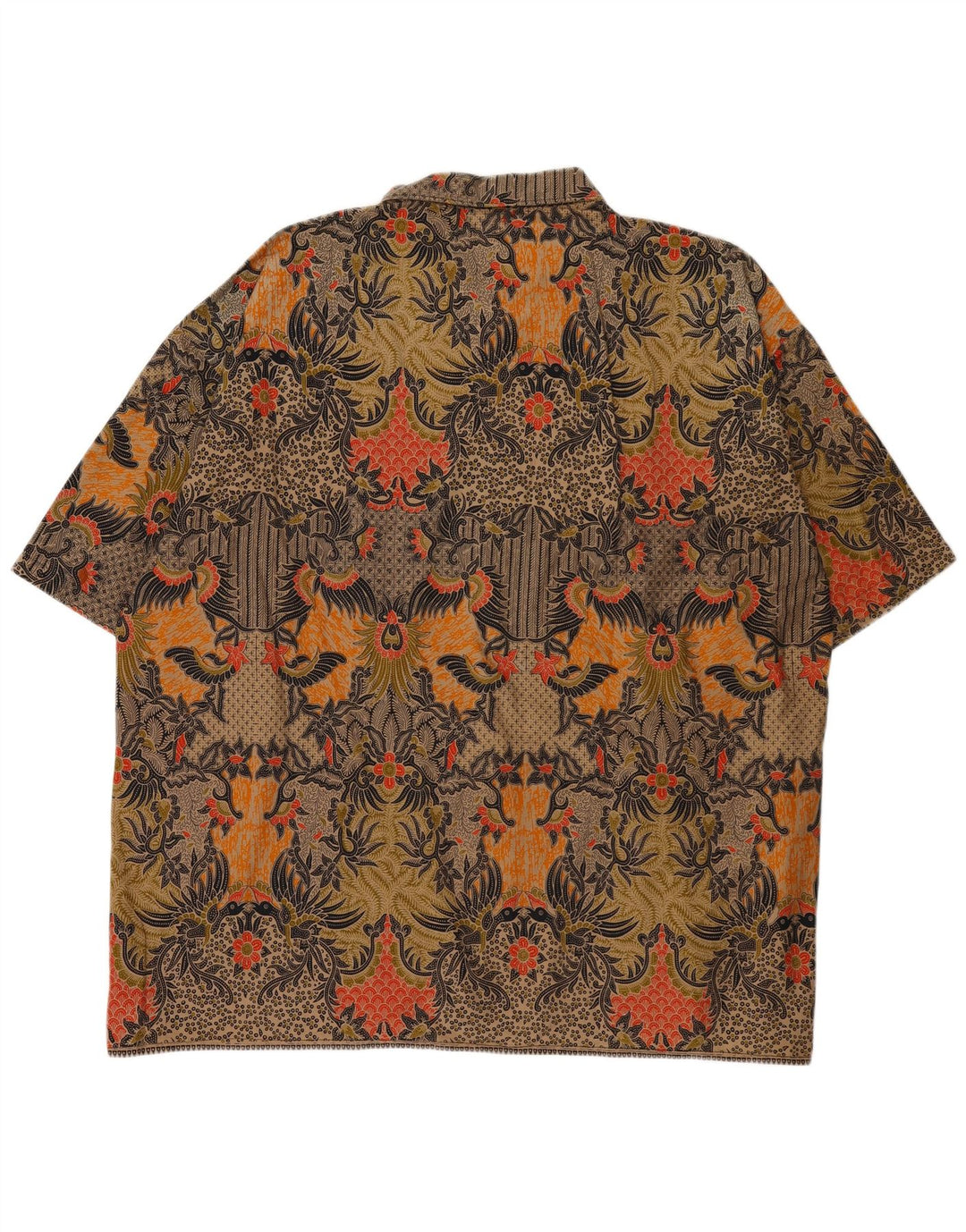 Męska koszula z krótkim rękawem Alit Astika, abstrakcyjny wzór, 5XL, wielobarwna