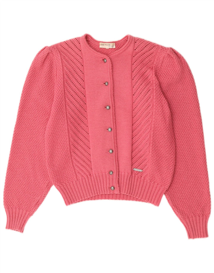 Sweter damski Geyer IT 42 Średni różowy wełniany
