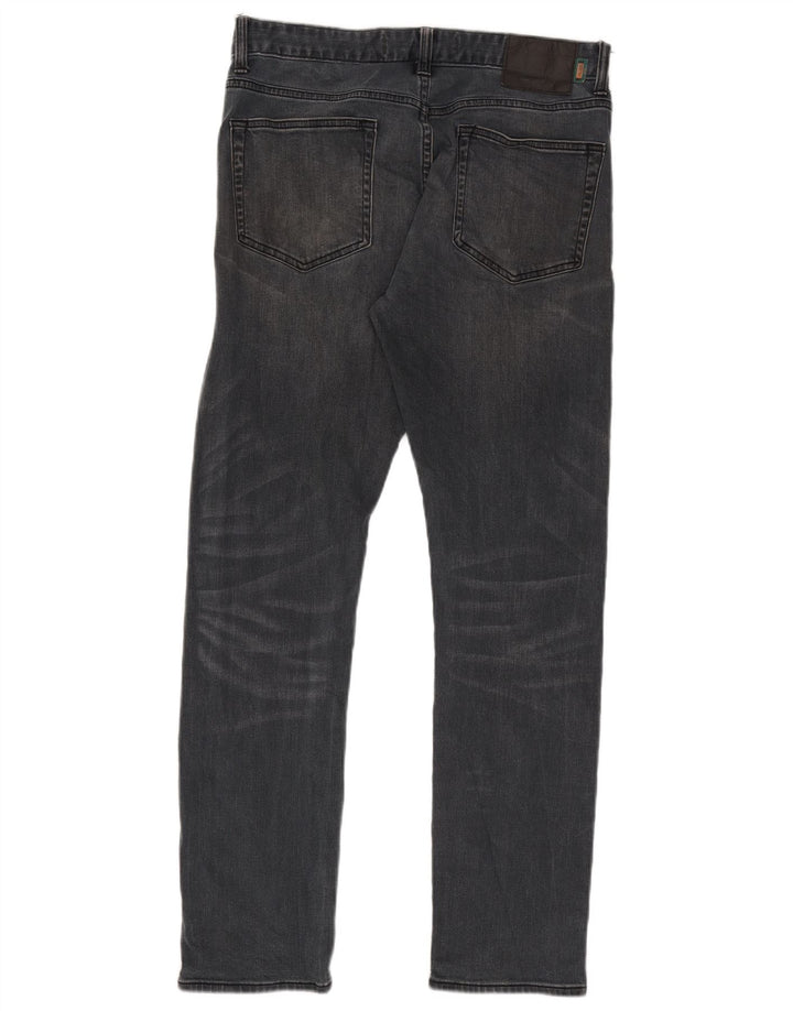 Męskie jeansy Superdry Slim W32 L32 Szara bawełna