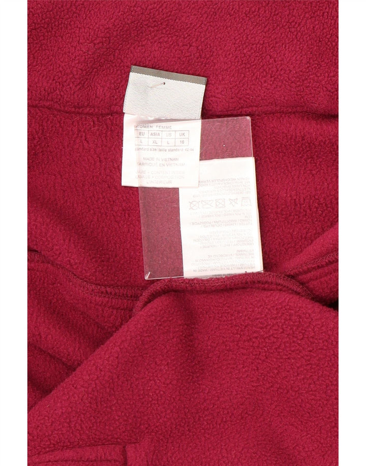 Damska kurtka polarowa JACK WOLFSKIN UK 16, duża, różowa, poliester