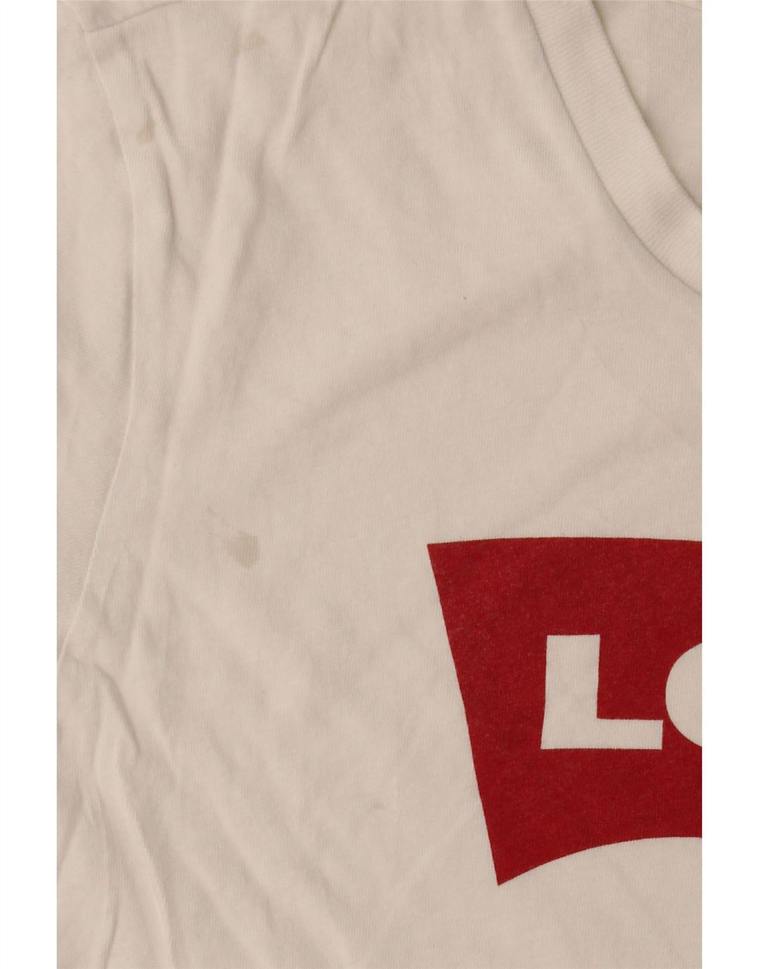 Damska koszulka z grafiką Levi's Top UK 14 Średnia biel