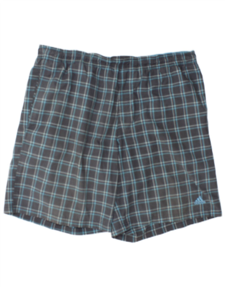 Męskie spodenki kąpielowe Adidas XL, szare, poliestrowe