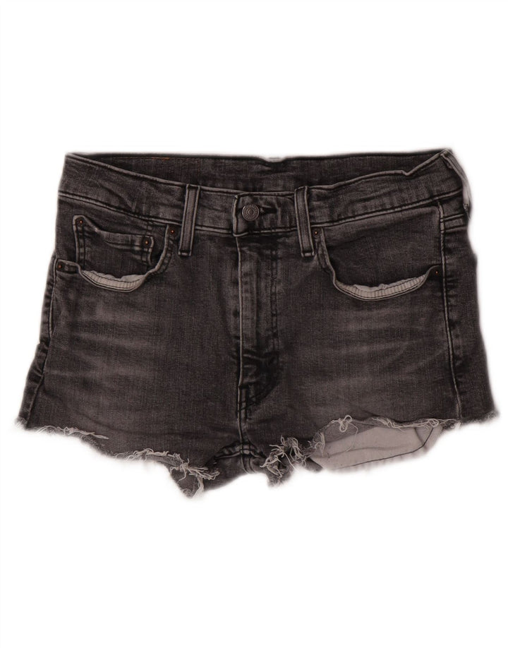 Damskie spodnie Levi's 519 Distressed Denim W32, duże, szare, bawełniane