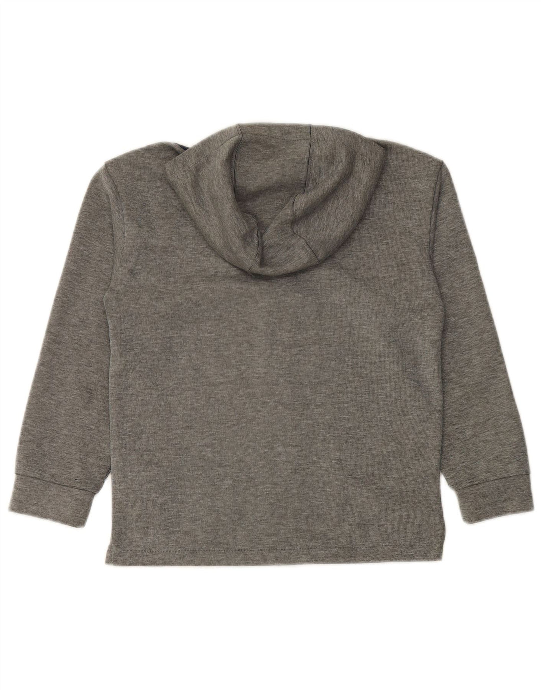 Chłopięcy sweter z kapturem i zamkiem błyskawicznym PUMA, 9-10 lat, szary poliester z blokami kolorów