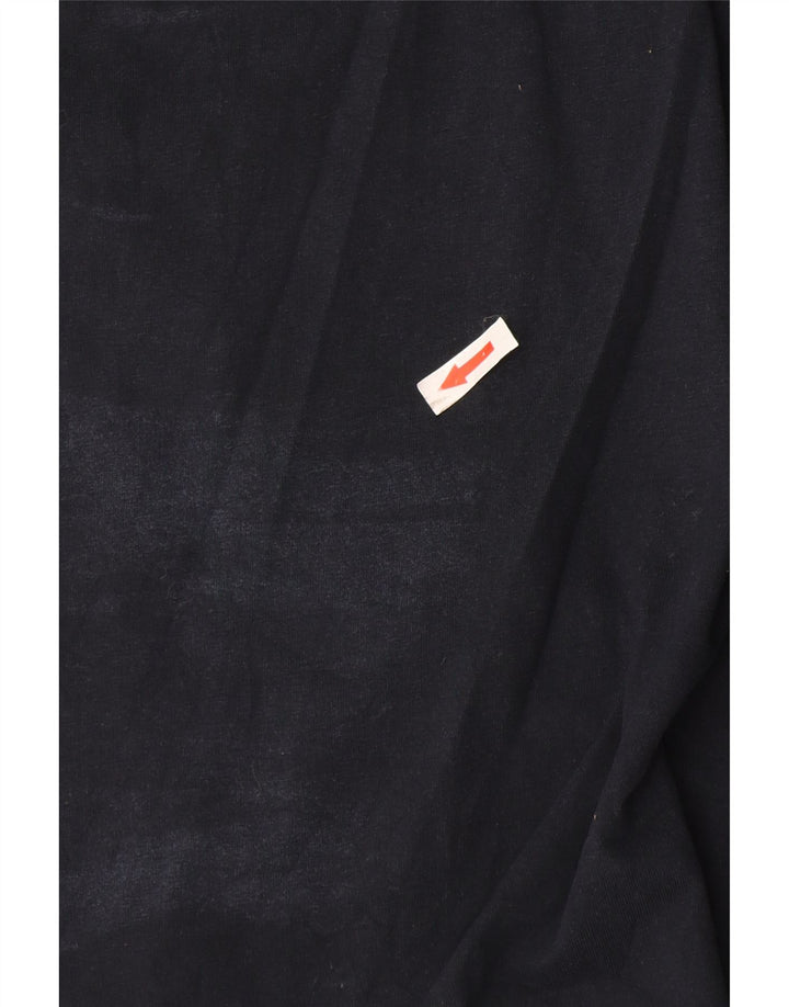 Crew Clothing Męski T-shirt Top Średni Granatowy Bawełna