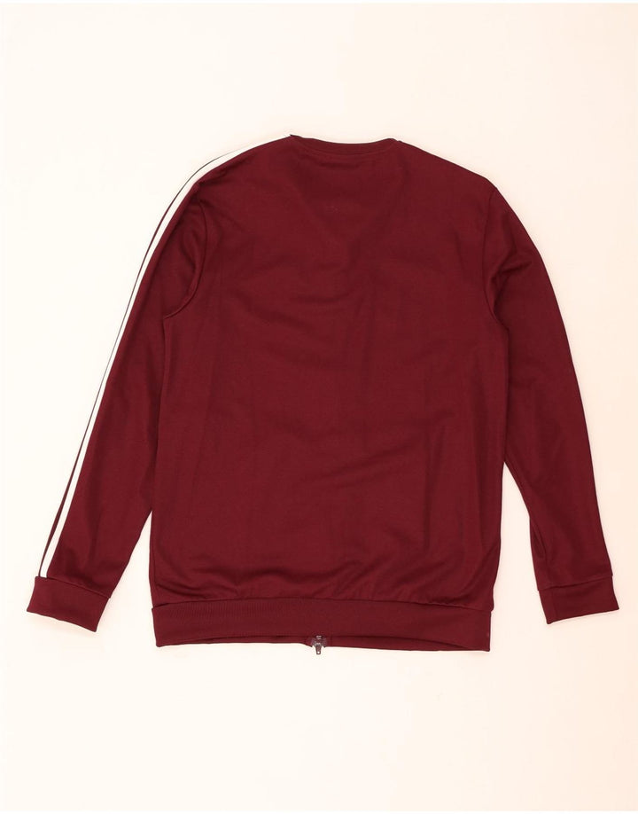 Adidas Męska bluza dresowa, średnia bordowa bawełna