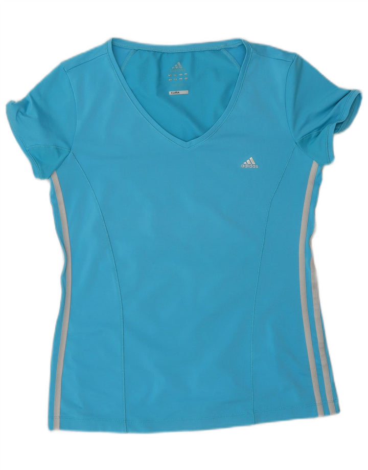 Damska koszulka Adidas Climacool Top UK 16, duża niebieska