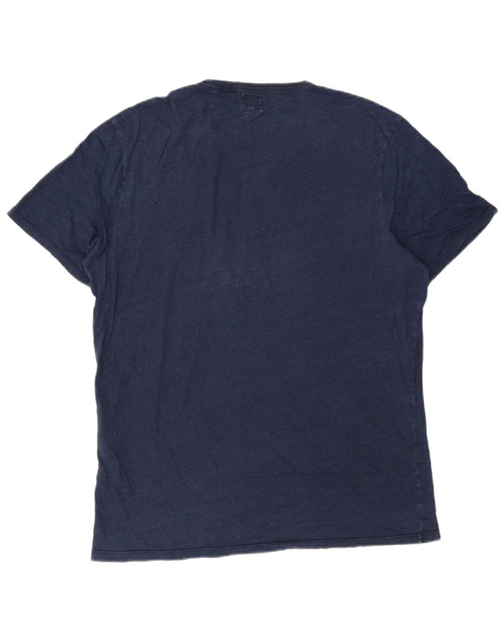 Męski T-shirt LEVI'S, duży, bawełniany w granatowe plamki