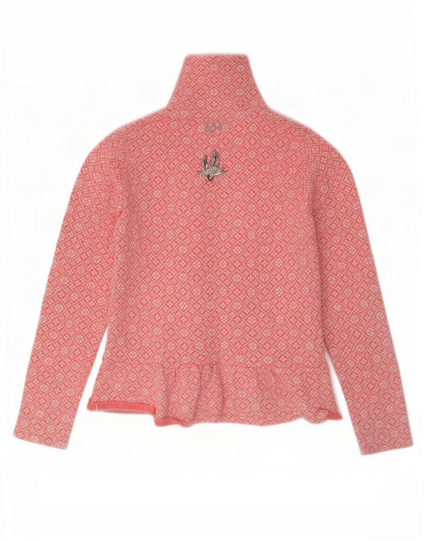 Sweter damski Odd Molly, rozmiar 2, średni różowy, geometryczny, bawełniany