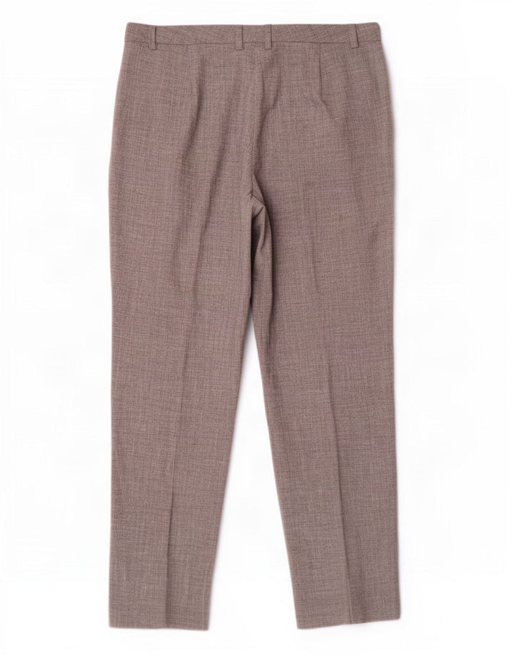 Damskie spodnie garniturowe Marks & Spencer UK 16 Large W34 L30 Szary poliester
