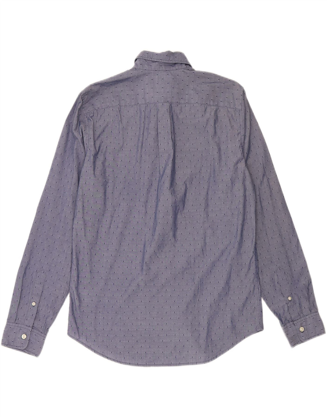 GAP Mens Shirt Medium Blue Spotted Cotton
