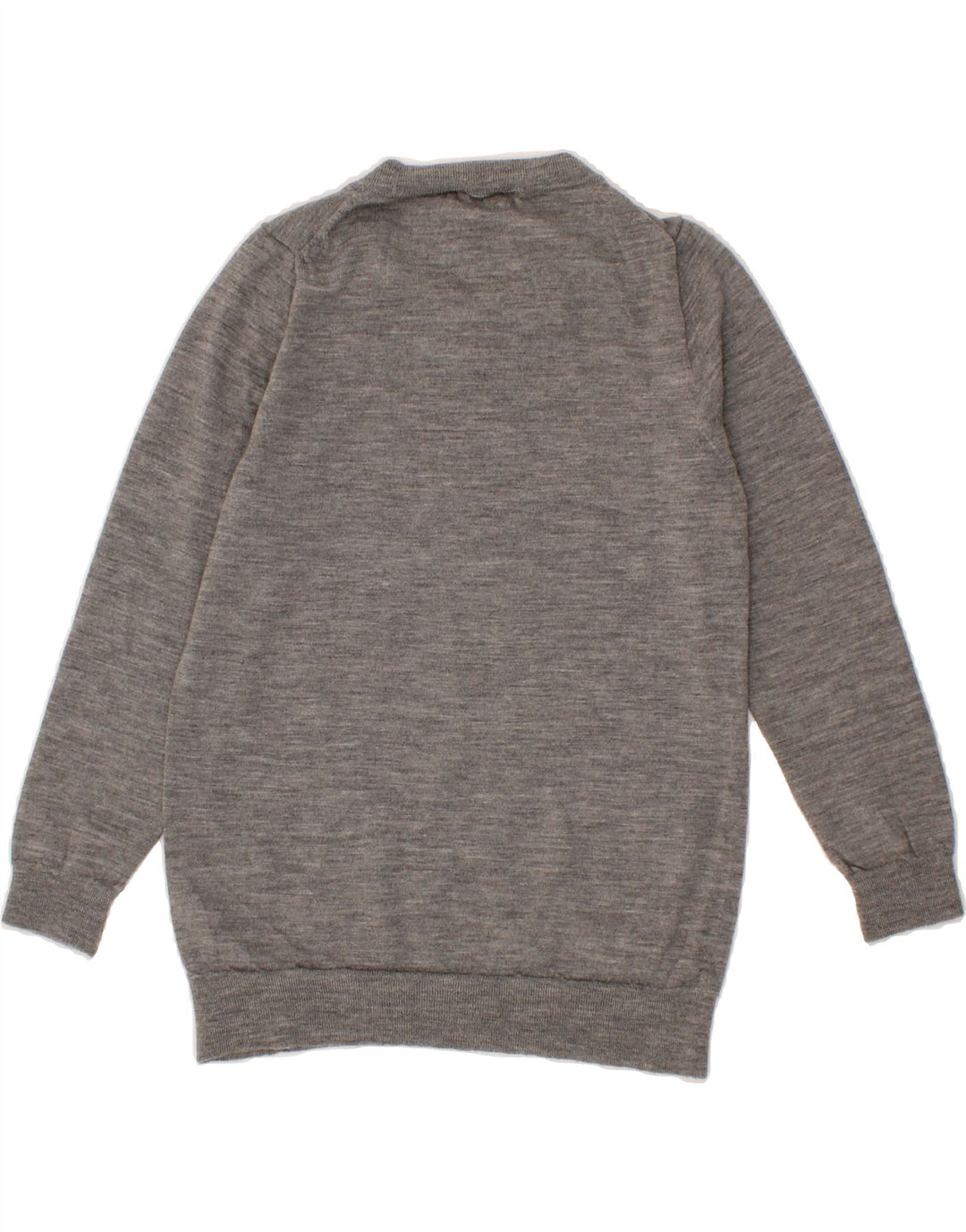 J. CREW Womens Crew Neck Jumper Sweater UK 12 Medium Grey Vintage J. Crew and Second-Hand J. Crew from Messina Hembry 