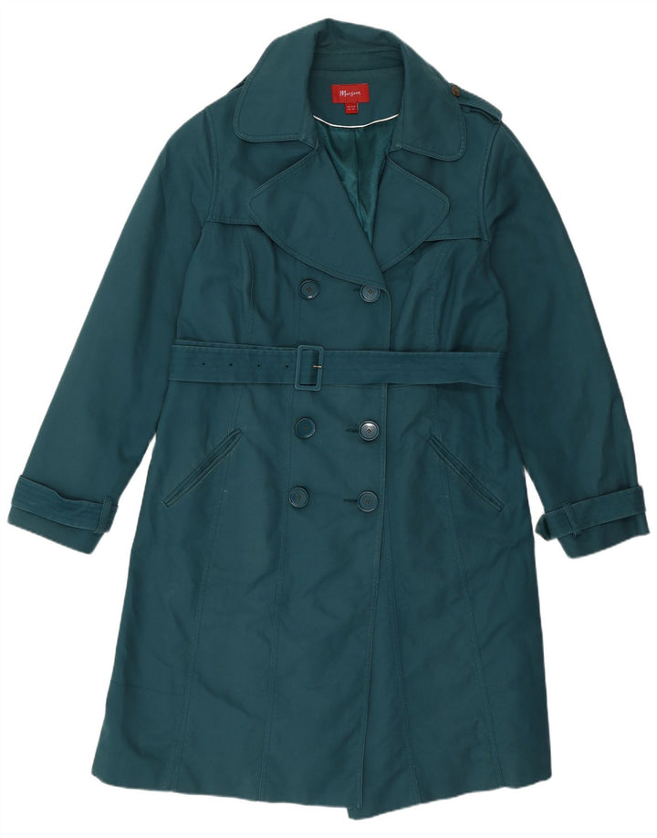 Damski trencz Monsoon UK 20 2XL Zielona bawełna