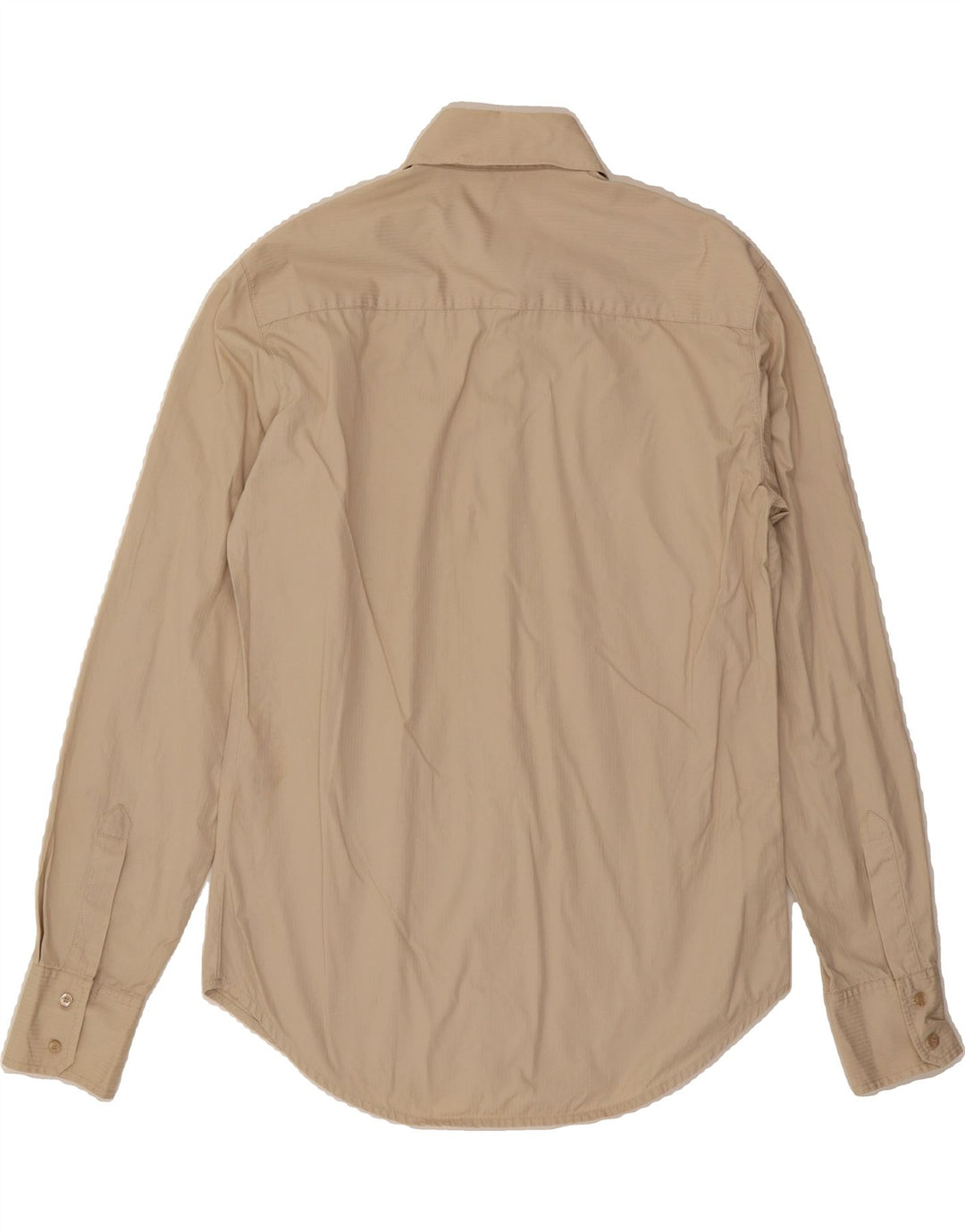 GUESS Mens Shirt Large Beige Cotton Vintage Guess and Second-Hand Guess from Messina Hembry 