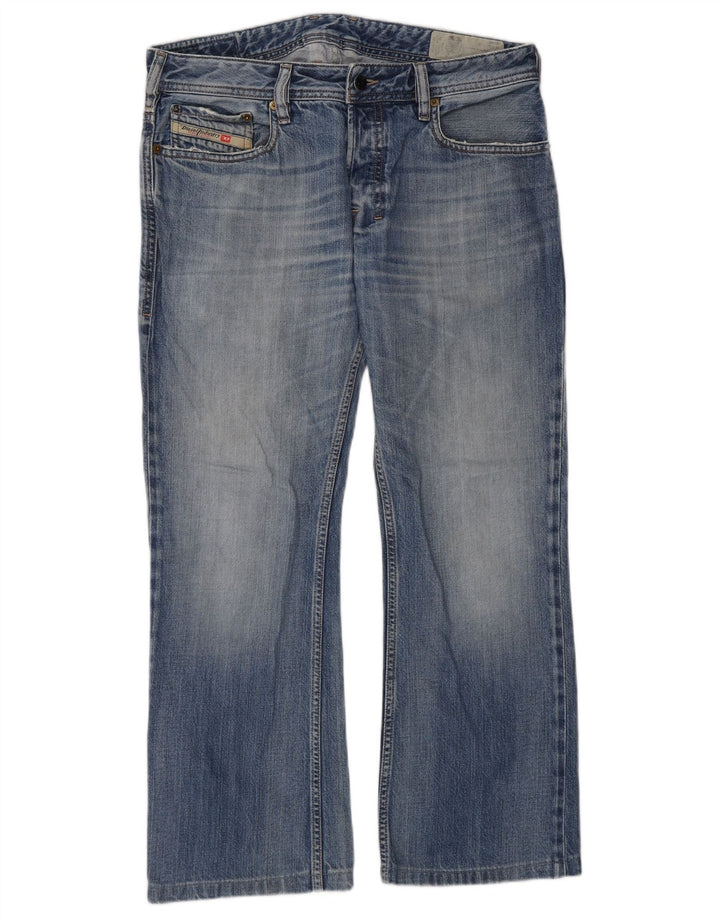 Diesel Męskie Zatiny Regular Bootcut Jeansy W30 L27 Niebieska bawełna