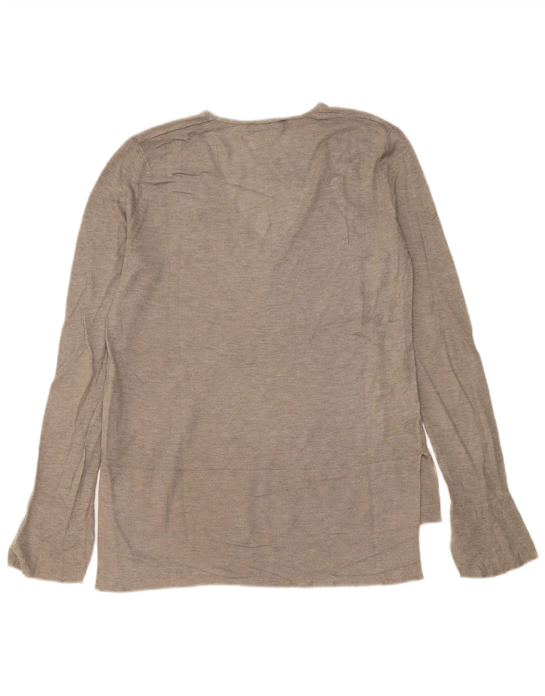Damski top oversize z długim rękawem Zara UK 6 XS Szara wiskoza