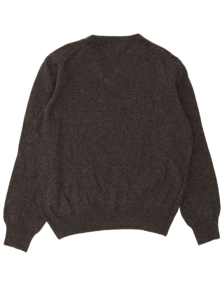 Męski sweter Brooksfield z dekoltem w szpic IT 48 Small Grey