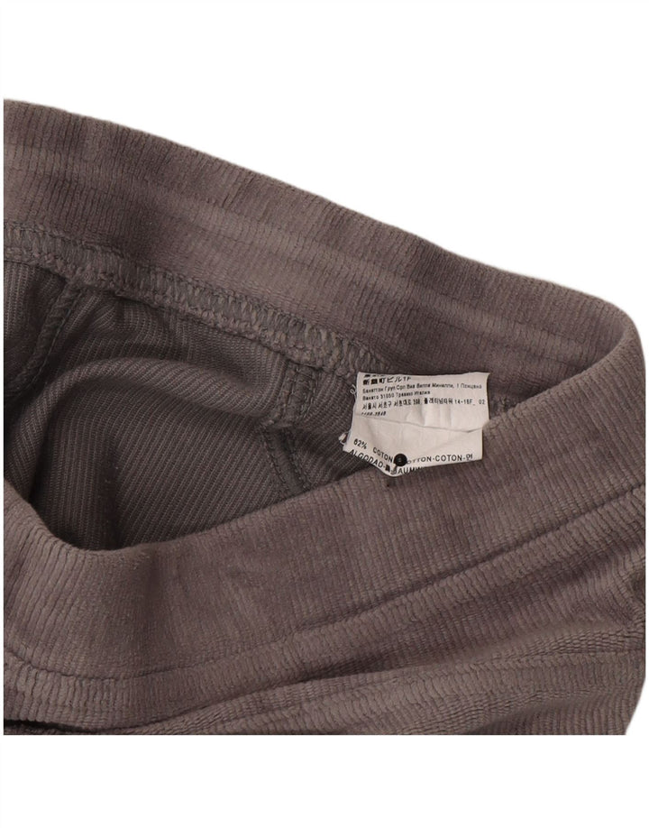 Legginsy damskie Benetton UK 10 małe, szare, bawełniane