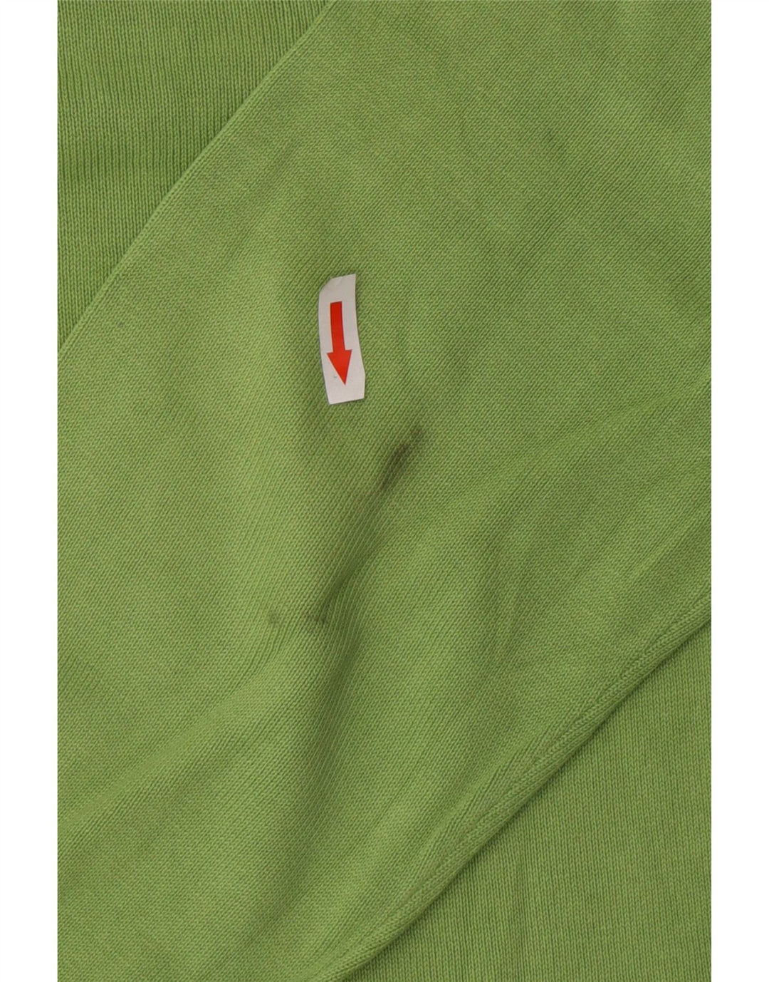 Męski sweter Zara z okrągłym dekoltem, duży, zielony, bawełniany
