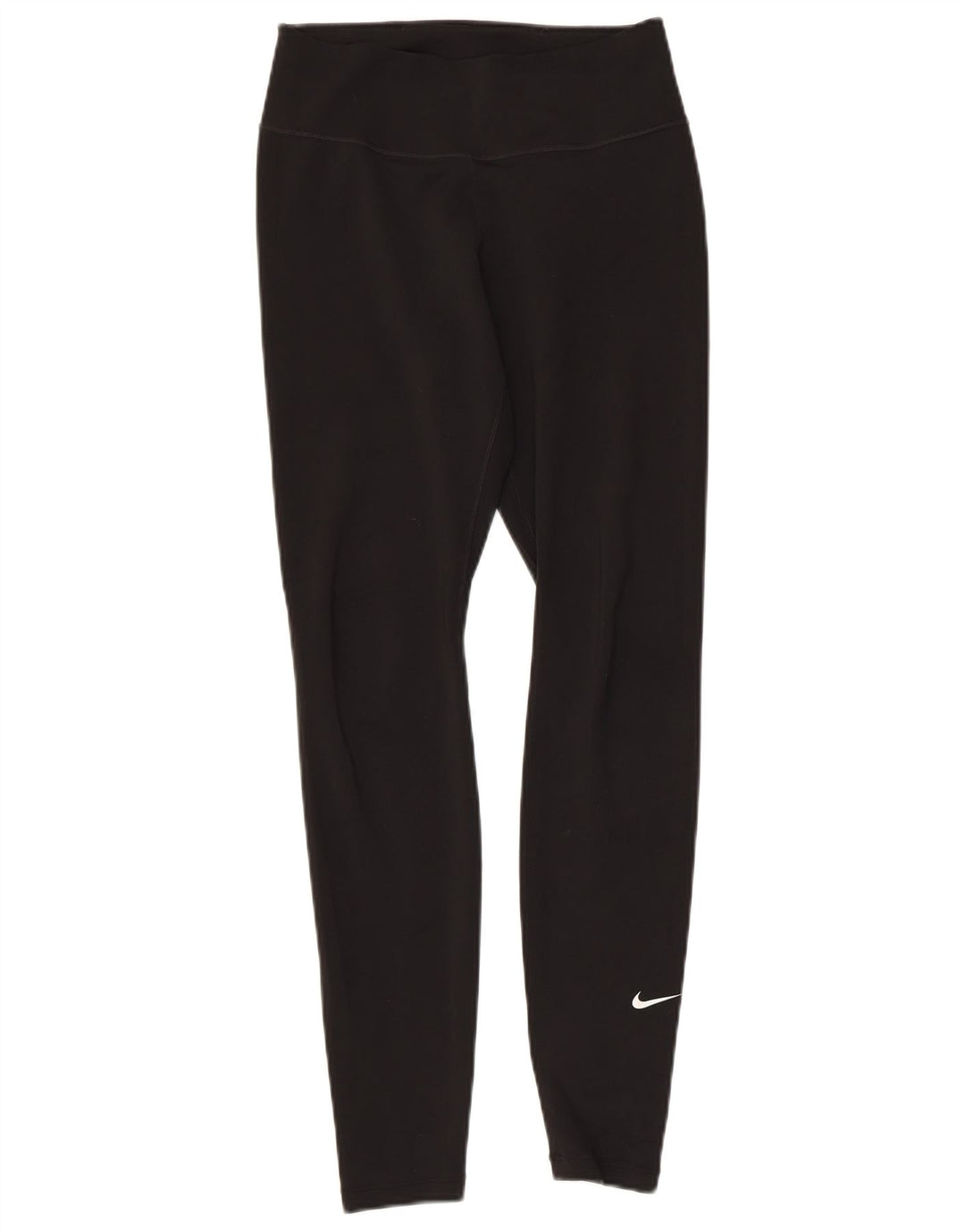 Damskie legginsy NIKE Dri Fit UK 10, małe, czarne, poliestrowe