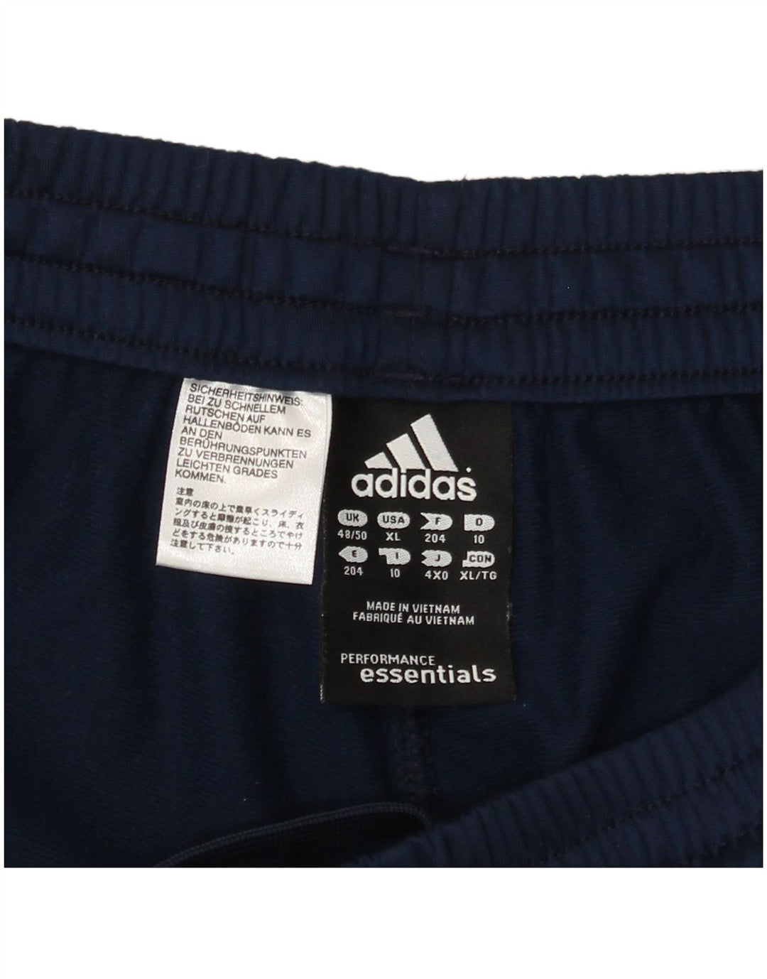 Męskie spodnie dresowe Adidas UK 48/50 XL granatowe