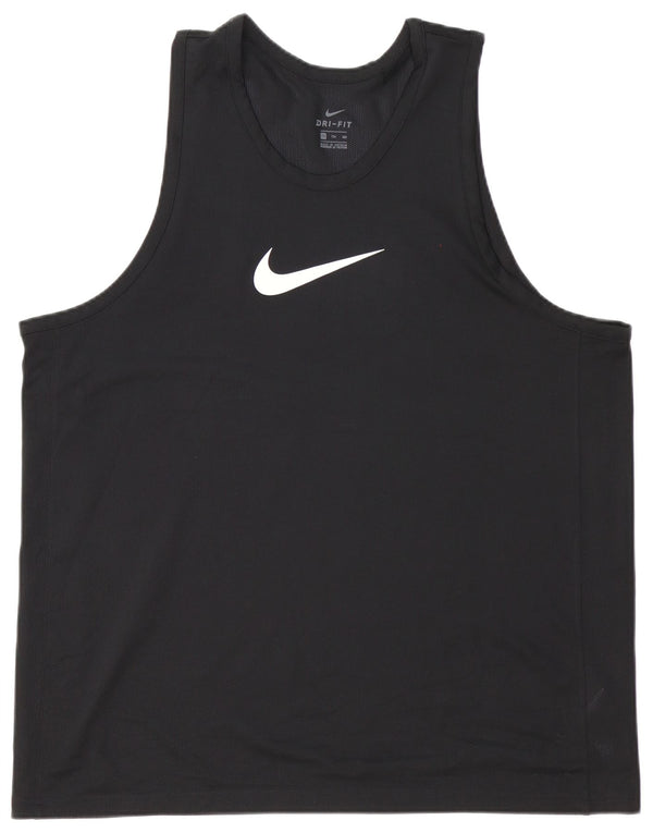 Męska kamizelka Nike Dri Fit Top 2XL Czarny poliester